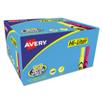 Avery HI-LITER Desk-Style Highlighter Value Pack, Assorted Ink Colors, Chisel Tip, Assorted Barrel Colors, 24/Pack (AVE98189) View Product Image