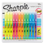 Sharpie Pocket Style Highlighters, Assorted Ink Colors, Chisel Tip, Assorted Barrel Colors, Dozen (SAN27145) View Product Image