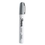 Sharpie Permanent Paint Marker, Medium Bullet Tip, Silver (SAN35560) View Product Image