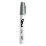 Sharpie Permanent Paint Marker, Medium Bullet Tip, Silver View Product Image