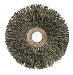 Weiler Copper Center Wire Wheel  3 In D X 5/8 In W  .014 In Steel  1/2-3/8 Arbor Hole (804-15573) Product Image 