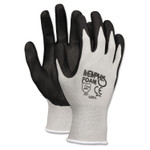 MCR Safety Economy Foam Nitrile Gloves, Medium, Gray/Black, 12 Pairs (CRW9673M) View Product Image
