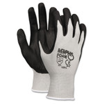 MCR Safety Economy Foam Nitrile Gloves, Small, Gray/Black, 12 Pairs (CRW9673S) View Product Image