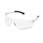 MCR Safety BearKat Safety Glasses, Wraparound, Black Frame/Clear Lens, 12/Box (CRWBK110BX) View Product Image