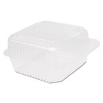 Staylock Clear Hinged Lid Containers, 6.5 X 6.1 X 3, Clear, 125/pack, 4 Packs/carton (DCCC25UT1) View Product Image