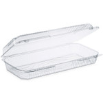 Staylock Clear Hinged Lid Containers, 50.2 Oz, 6.8 X 13.4 X 2.6, 200/carton (DCCC90UT1) View Product Image