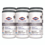 Clorox Healthcare VersaSure Cleaner Disinfectant Wipes, 1-Ply, 6 x 5, Fragranced, White, 150/Canister, 6 Canisters/Carton View Product Image