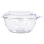 Dart Tamper-Resistant, Tamper-Evident Bowls with Dome Lid, 12 oz, 5.5" Diameter x 2.6" h, Clear, Plastic, 240/Carton View Product Image