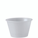 Dart Polystyrene Portion Cups, 4 oz, Plastic, Translucent, 250/Bag, 10 Bags/Carton View Product Image