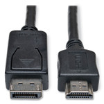 Tripp Lite DisplayPort to HDMI Cable Adapter (M/M), 6 ft, Black View Product Image