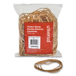 Universal Rubber Bands, Size 19, 0.04" Gauge, Beige, 4 oz Box, 310/Pack (UNV00419) View Product Image