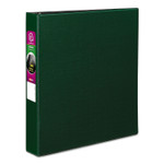 Avery Durable Non-View Binder with DuraHinge and Slant Rings, 3 Rings, 1.5" Capacity, 11 x 8.5, Green (AVE27353) View Product Image