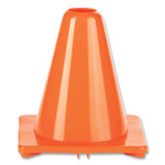 Champion Sports Hi-Visibility Vinyl Cones, 6" Tall, Orange (CSIC6OR) View Product Image