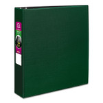 Avery Durable Non-View Binder with DuraHinge and Slant Rings, 3 Rings, 2" Capacity, 11 x 8.5, Green View Product Image