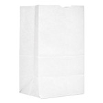 General Grocery Paper Bags, #20 Squat Size, 8.25" x 5.94" x 13.38", White, 500/Bundle View Product Image