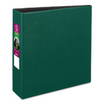 Avery Durable Non-View Binder with DuraHinge and Slant Rings, 3 Rings, 3" Capacity, 11 x 8.5, Green (AVE27653) View Product Image