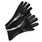 Anchor Brand PVC-Coated Jersey-Lined Gloves, 14 in Long, Black, Men's, 12/Pack (ANR7400) View Product Image