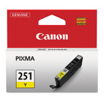 Canon 6516B001 (CLI-251) ChromaLife100+ Ink, 330 Page-Yield, Yellow View Product Image