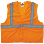 ergodyne GloWear 8205HL Type R Class 2 Super Econo Mesh Vest, 4X-Large to 5X-Large, Orange, Ships in 1-3 Business Days (EGO20969) View Product Image