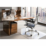 ES ROBBINS EverLife Rectangular Chair Mat - Pile Carpet - 60" Length x 46" Width x 1" Thickness - Rectangular - Vinyl - Clear Product Image 