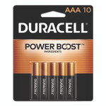 Duracell Power Boost CopperTop Alkaline AAA Batteries, 10/Pack View Product Image