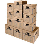 Bankers Box SmoothMove Classic Kit, Small/Medium Boxes - Kraft - Recycled Product Image 