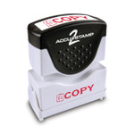 ACCUSTAMP2 Pre-Inked Shutter Stamp, Red, COPY, 1.63 x 0.5 (COS035594) View Product Image