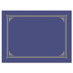 Geographics Certificate/Document Cover, 12.5 x 9.75, Metallic Blue, 6/Pack (GEO47401) View Product Image