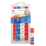 Elmer's Disappearing Glue Stick, 0.21 oz, Applies White, Dries Clear, 24/Pack Product Image 