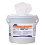 Avert Sporicidal Disinfectant Cleaner Wipes, 11 x 12, Chlorine Scent, 160/Canister, 4/Carton (DVO100895931) View Product Image