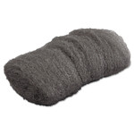 GMT Industrial-Quality Steel Wool Hand Pads, #000 Extra Fine, Steel Gray, 16 Pads/Sleeve, 12 Sleeves/Carton View Product Image