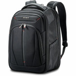 Samsonite Carrying Case (Backpack) for 12.9" to 15.6" Notebook, File, Book, Table - Black - 1680D Ballistic Polyester, Mesh Body - Tricot Interior Material - Handle, Shoulder Strap Product Image 