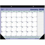 Blueline Monthly Desk Pad Calendar, 21-1/4" x 16" , English - Monthly - 12 Month - January 2026 to December 2026 - 1 Month Single Page Layout - 21 1/4" x 16" Sheet Size Product Image 