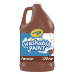 Crayola Washable Paint, Brown, 1 gal Bottle CYO542128007 View Product Image