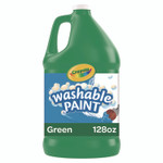 Crayola Washable Paint, Green, 1 gal Bottle View Product Image