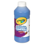 Crayola Artista II Washable Tempera Paint, Blue, 16 oz Bottle (CYO543115042) View Product Image