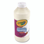 Crayola Artista II Washable Tempera Paint, White, 16 oz Bottle View Product Image