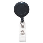 Advantus Swivel-Back Retractable ID Card Reel, 30" Extension, Black, 12/Pack (AVT75548) View Product Image