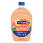 Softsoap Antibacterial Liquid Hand Soap Refills, Fresh, 50 oz, Orange, 6/Carton (CPC46325) View Product Image