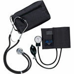 Medline Sprague Rappaport Stetho/Sphyg Combo - For Blood Pressure - Latex-free - Black Product Image 