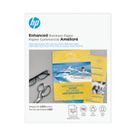 HP Color Laser Glossy Brochure Paper, 97 Bright, 40 lb Bond Weight, 8.5 x 11, White, 150/Pack (HEWQ6611A) View Product Image