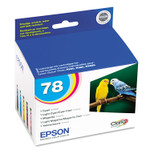 Epson T078920-S (78) Claria Ink, 1,290 Page-Yield, Cyan/Light Cyan/Light Magenta/Magenta/Yellow View Product Image