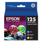 Epson T125520-S (125) DURABrite Ultra Ink, Cyan; Magenta; Yellow View Product Image