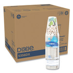 Dixie PerfecTouch Paper Hot Cups, 16 oz, Coffee Haze Design, 25/Sleeve, 20 Sleeves/Carton View Product Image