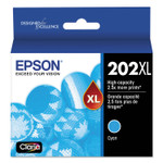 Epson T202XL220-S (202XL) Claria High-Yield Ink, 470 Page-Yield, Cyan View Product Image