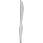 Dixie Heavyweight Plastic Cutlery - Knife - 1 x Knife - Breakroom - Disposable - Clear Product Image 