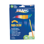 Prang Duo-Color Colored Pencil Sets, 3 mm, 2B, Assorted Lead and Barrel Colors, 18/Pack (DIX22118) View Product Image