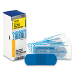 First Aid Only Refill for SmartCompliance General Cabinet, Blue Metal Detectable Bandages,1 x 3, 25/Box View Product Image