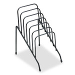 Fellowes Wire Step File Jr., 6 Sections, DL to A5 Size Files, 4.38" x 6.5" x 7.75", Black View Product Image