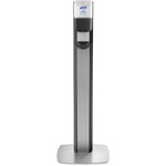 PURELL MESSENGER ES6 Silver Panel Floor Stand with Dispenser - Floor Stand Product Image 